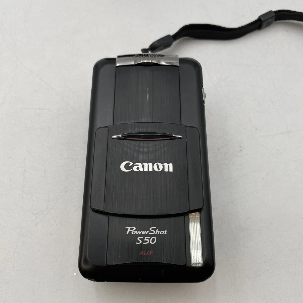 Canon PowerShot S50 5.0MP Digital Camera+Battery+Charger+Memory